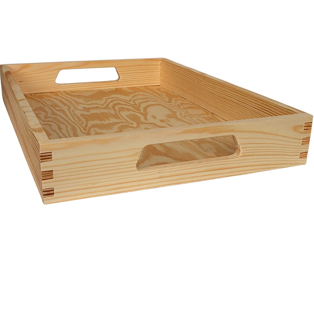 Pine & Walnut Serving Tray — photo 2